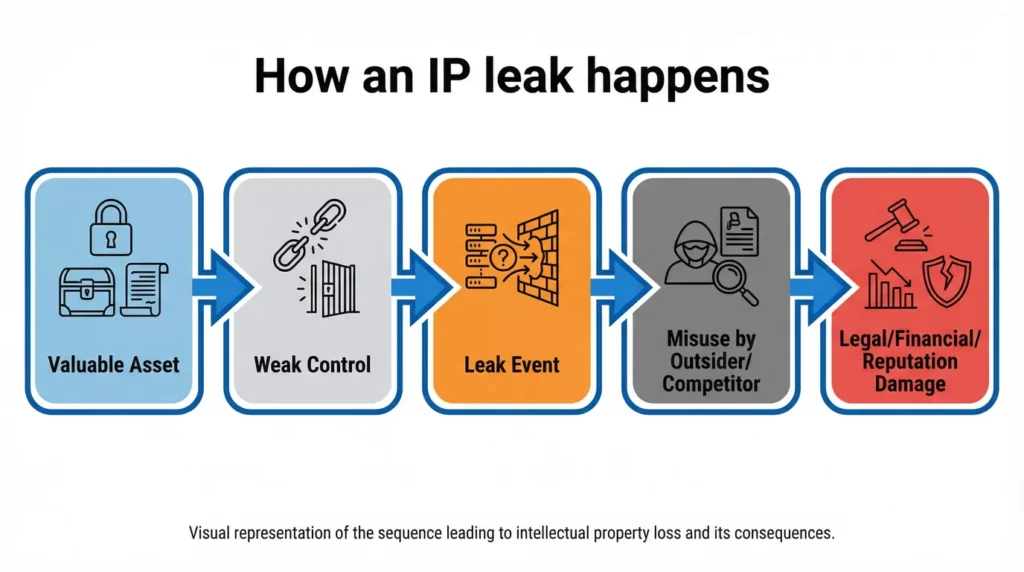 How IP leek happens