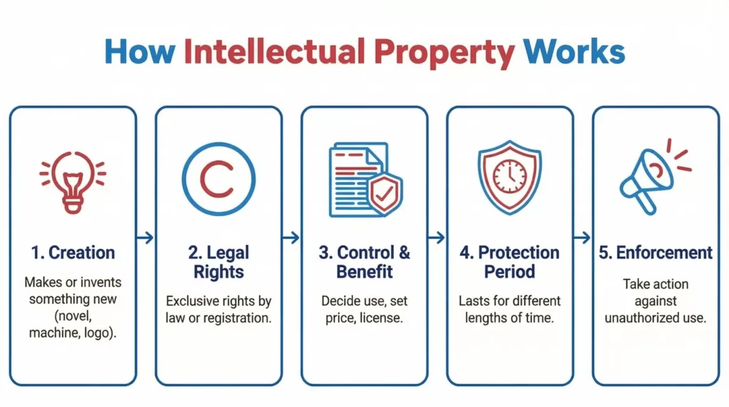 How intellectual property works
