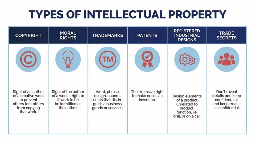 Types of intellectual property